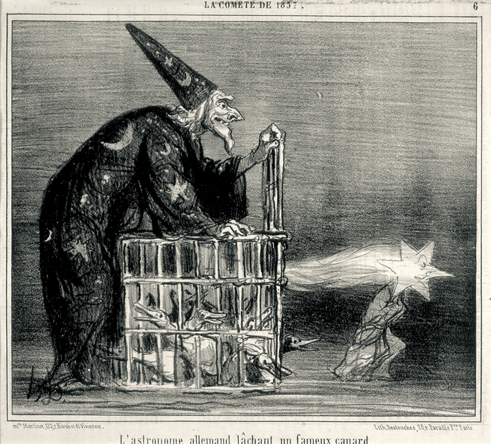  奥诺雷·杜米埃 Honore Daumier ——德国天文学家释放一个鸭子
